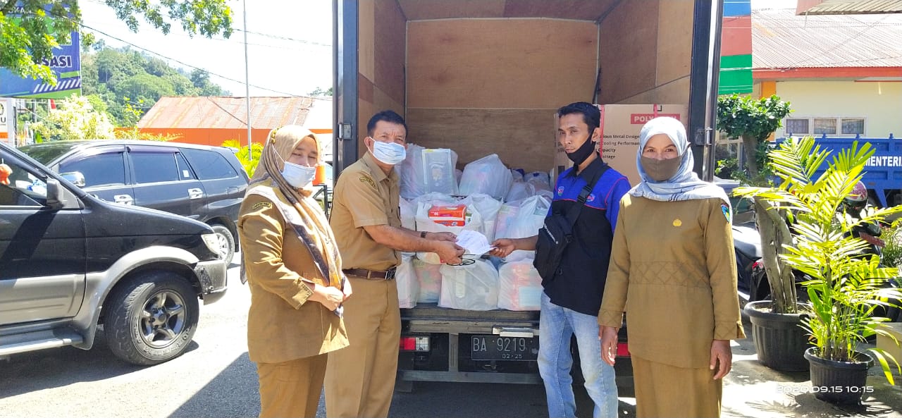 Dinsos PPrPA Kab Pessel Menerima Bantuan Spesifik Perempuan dan Anak dampak pandemi covid-19