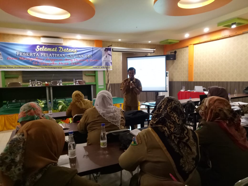 Pelatihan Penyusunan GAB dan GBS Bagi OPD se - Kab. Pesisir Selatan