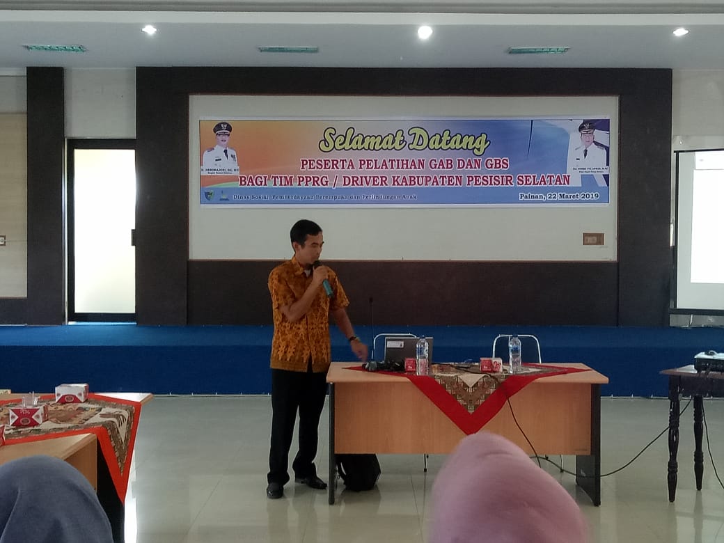 Pelatihan Penyusunan GAB dan GBS Bagi Tim Driver / PPRG  Kab. Pesisir Selatan